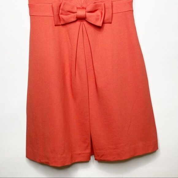 Trina Turk Bow Front Coral Waldron Dress 4 - Picture 7 of 13